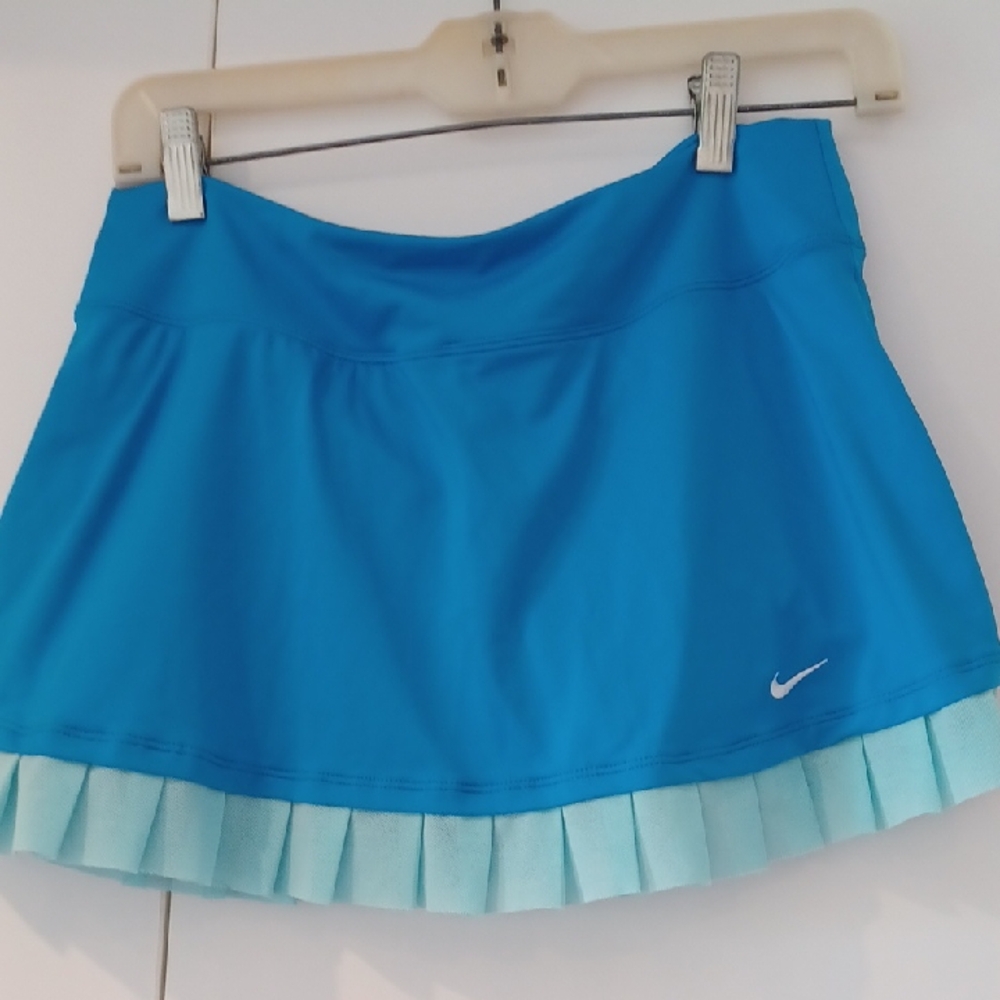 Nike Blue Skater Mini Skirt with Pleats